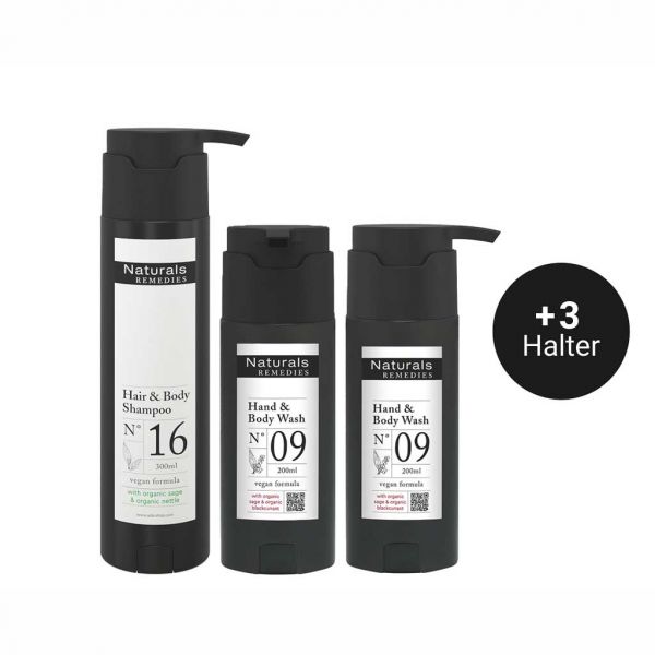 Natural Remedies Shape Set mit Halterungen