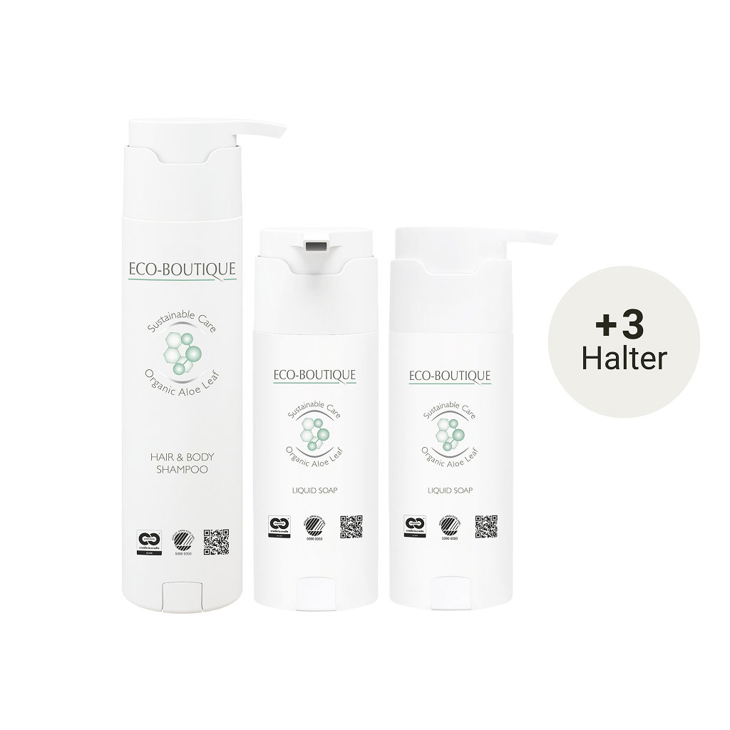 Eco Boutique Shape Set mit Halterungen