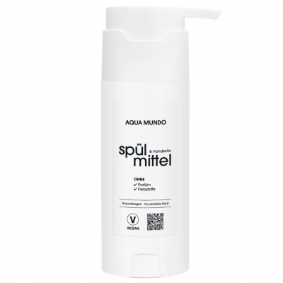 Aqua Mundo - Liquide vaisselle et savon pour les mains pour peaux sensibles, SHAPE 200ml