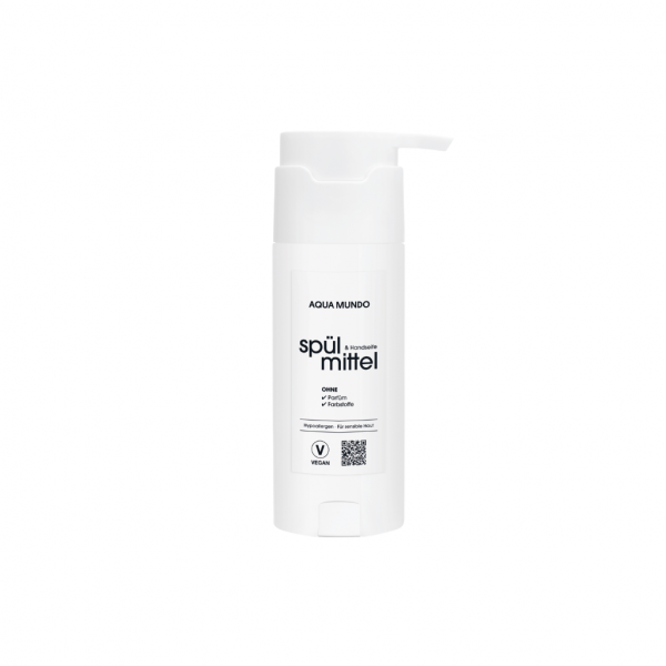 Aqua Mundo - Liquide vaisselle et savon pour les mains pour peaux sensibles, SHAPE 200ml
